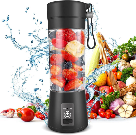 Licuadora Portátil Recargable 6 Cuchillas | Batidos, Jugos y Smoothies al Instante