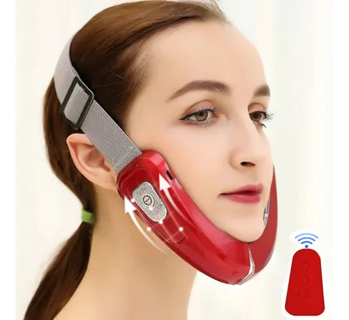 Masajeador Eléctrico Facial | Reafirmante y Reductor de Papada con Tecnología LED