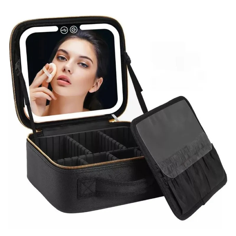 ESTUCHE DE MAQUILLAJE CON ESPEJO