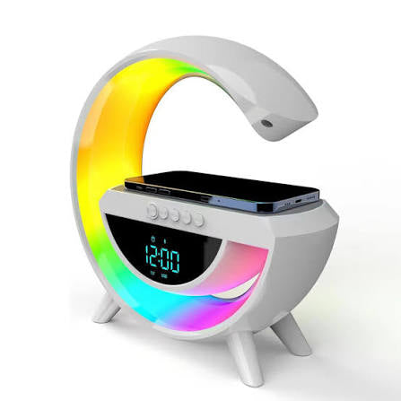RELOJ CARGADOR INALÁMBRICO INTELIGENTE LED / BT3401 / RADIO / G /