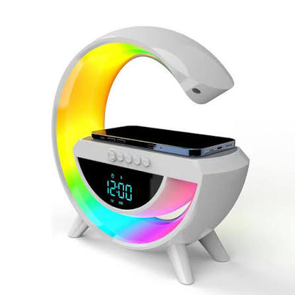 RELOJ CARGADOR INALÁMBRICO INTELIGENTE LED / BT3401 / RADIO / G /