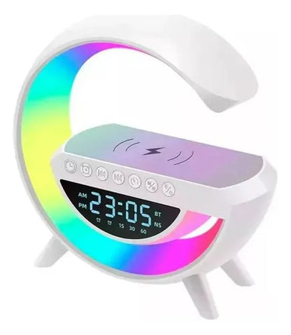 RELOJ CARGADOR INALÁMBRICO INTELIGENTE LED / BT3401 / RADIO / G /