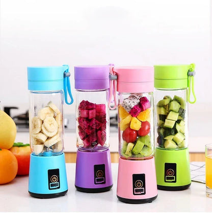 Licuadora Portátil Recargable 6 Cuchillas | Batidos, Jugos y Smoothies al Instante